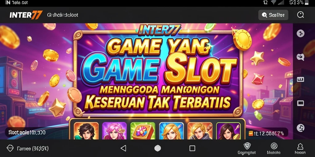 Tampilan gameplay menarik dengan animasi Slot yang menawan.